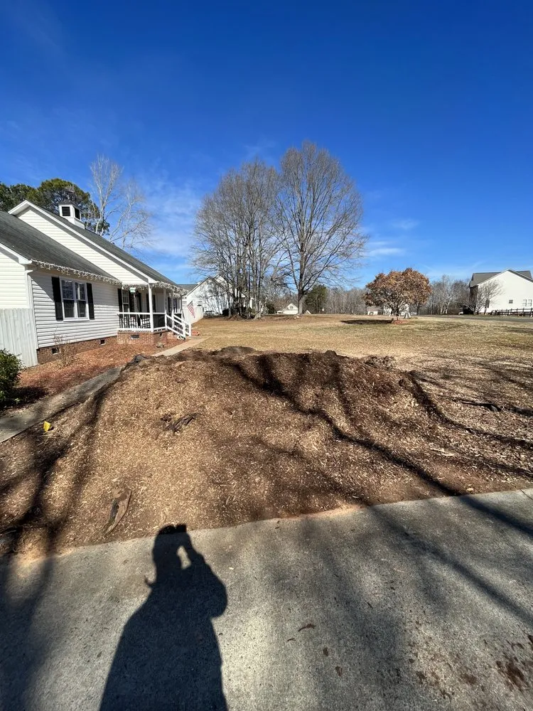 Local yard cleanup service with custom design in Rock Hill, SC by Stump Stompers