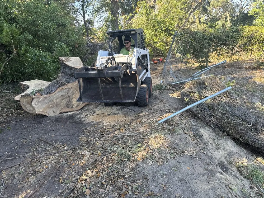 Professional garden landscaping for homes in Riverview, FL by Stumped Tree Service
