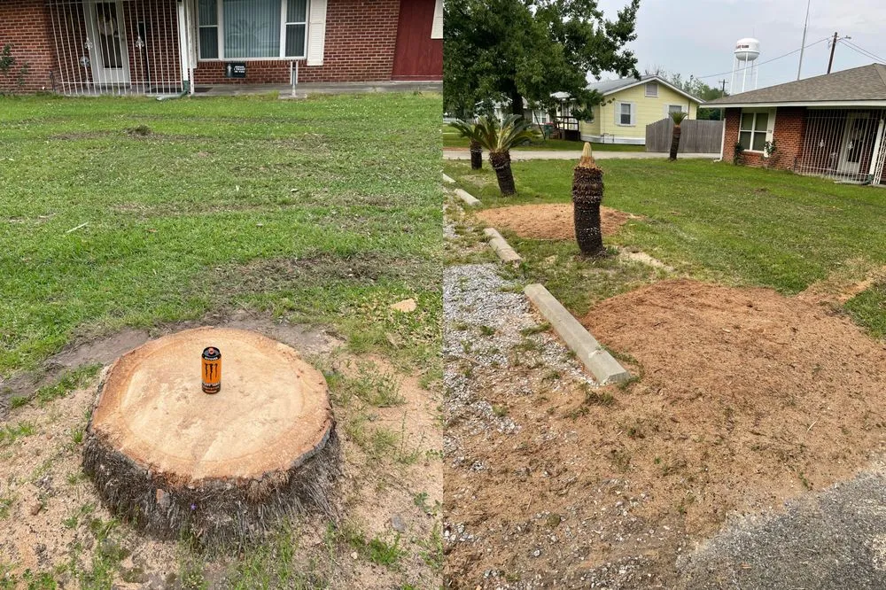 Expert landscape installation in Lake Charles, LA by Stumpros Stump Grinding