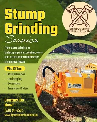 Stumpy's Stump Grinding & Site Services Logo