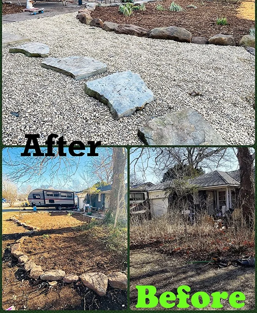 Professional residential landscaping in Norman, OK by Stunnin Greens