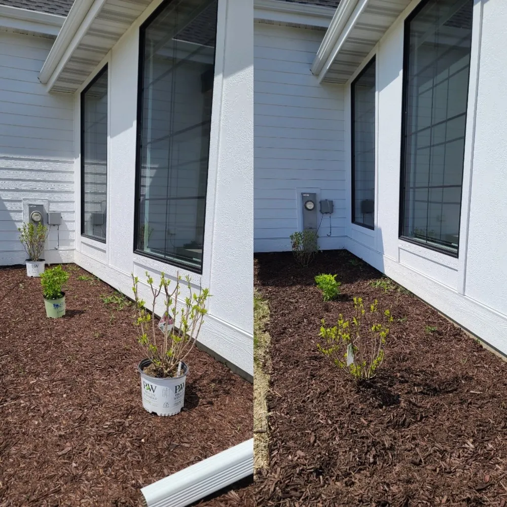 Custom garden landscaping near you in Evansville, WI by Sturgeon Company