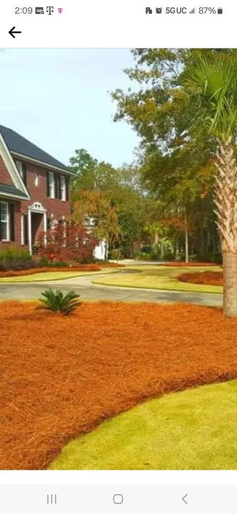 Reliable lawn mowing service in North Charleston, SC - Suarez Pinestraw