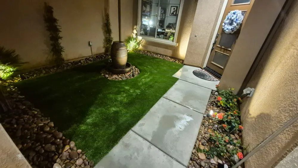 Custom outdoor landscaping in Indio, CA by Sublime Landscape and Maintenance