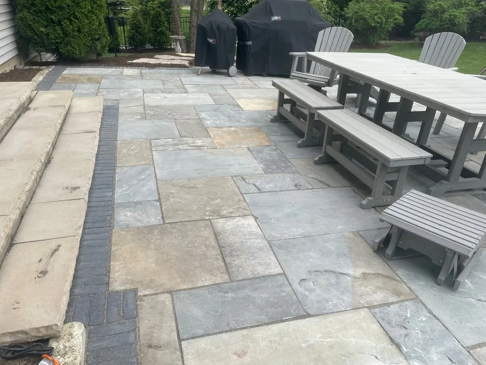 Expert landscape design for homes in Elburn, IL by Suburban Lawn