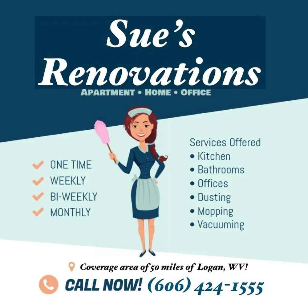 Local yard maintenance in Logan, WV by Sue’s Renovations