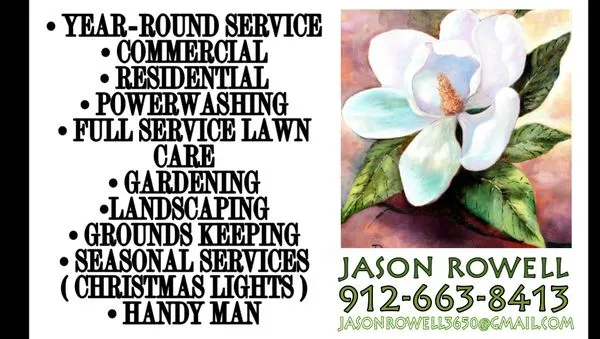 Sugar Magnolia Lawn & Garden Care Logo