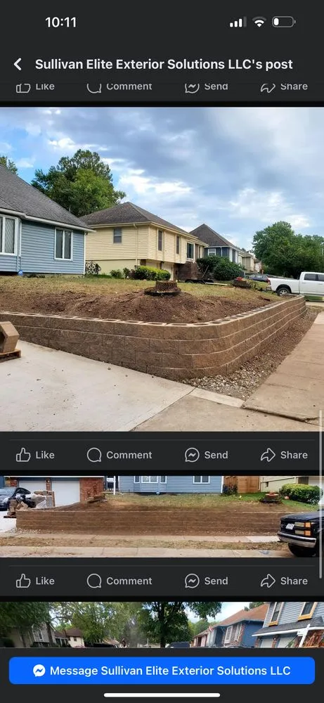 Trusted outdoor landscaping in Kansas City, MO by Sullivan Elite Exterior Solutions