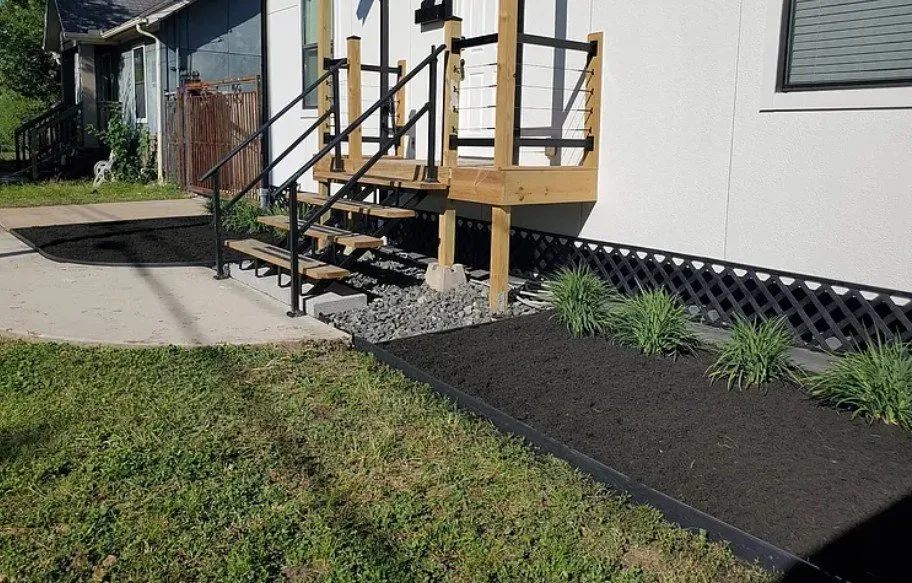 Custom lawn mowing service for homes in Houston, TX by Summer Splendor Landscaping