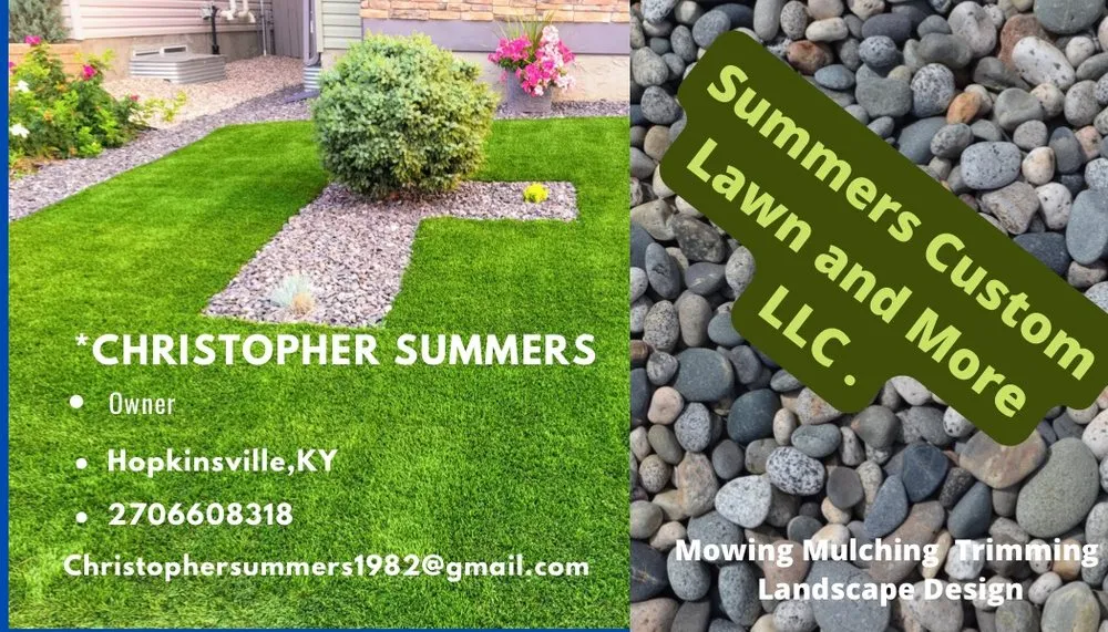 Top-rated lawn care service for residential properties across Hopkinsville, KY - Summers Customs Lawn and More