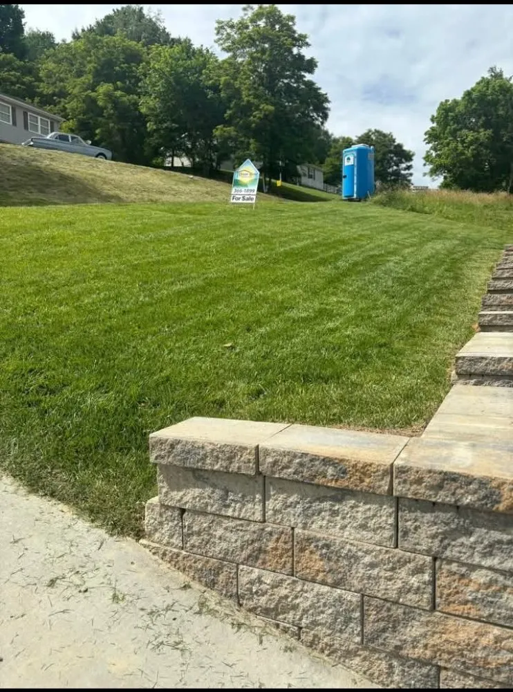 Professional landscape installation for beautiful yards in White Hall, WV by Summers Mowing