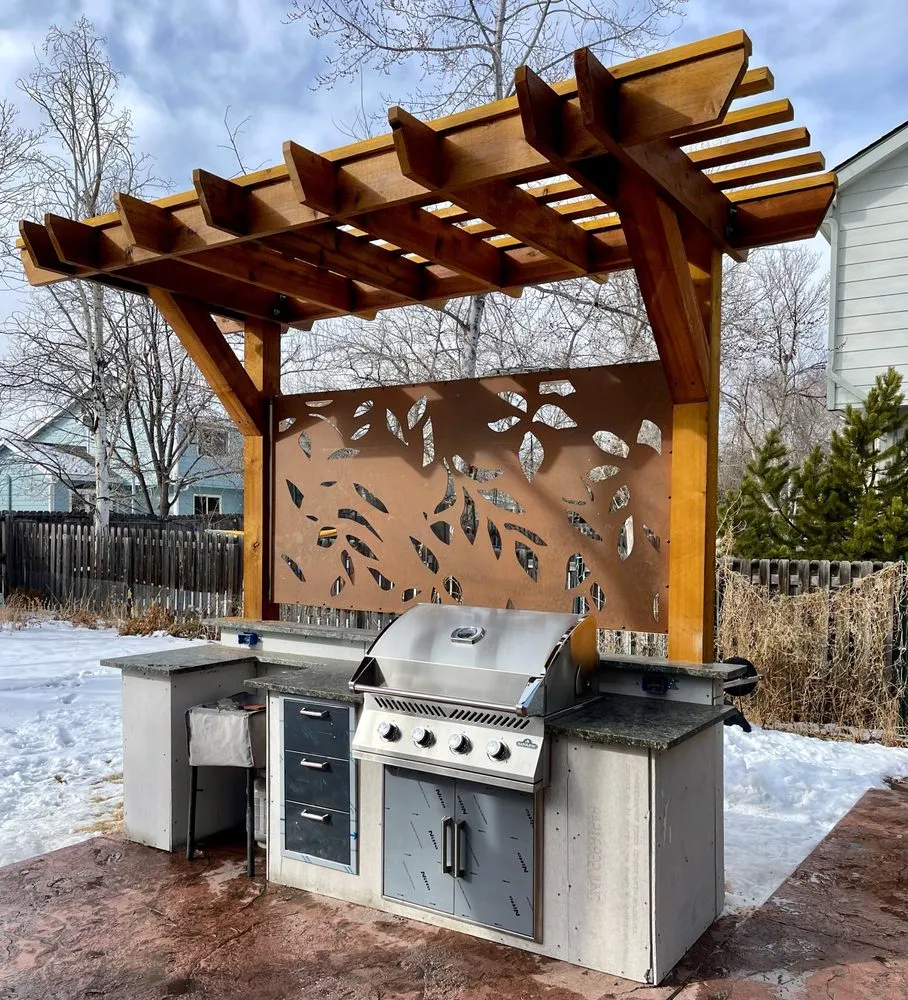 Professional garden landscaping with custom design in Fort Collins, CO by Summit Hardscaping