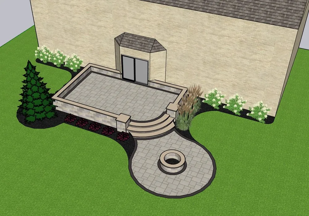 Professional landscape design in Fortville, IN by Summit Landscape and Design