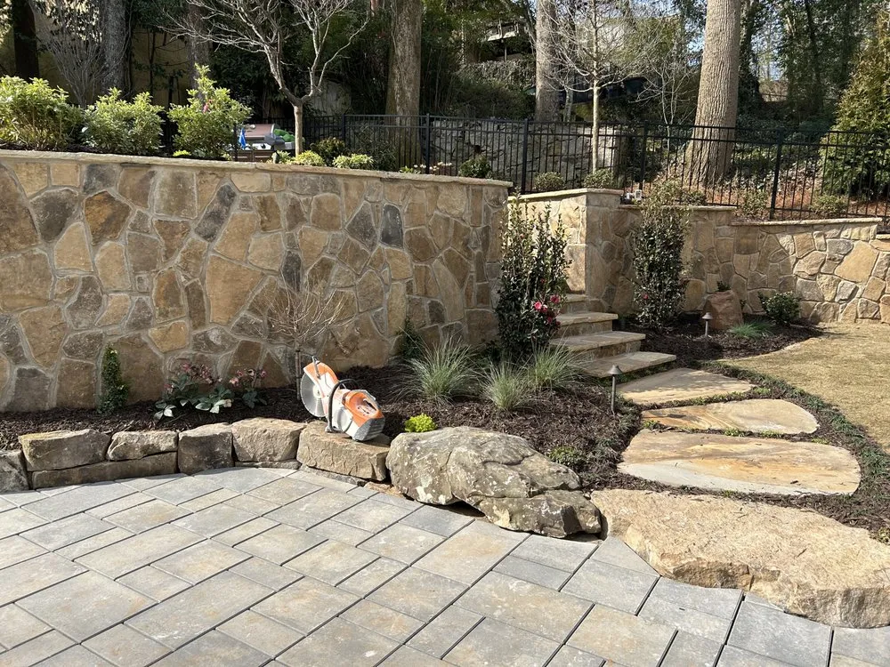 Professional garden landscaping for residential properties across Atlanta, GA - Summit Landscaping Co