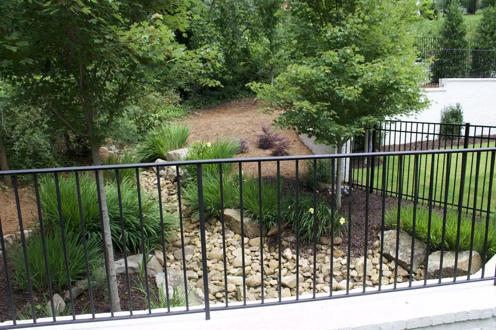 Professional garden landscaping for residential properties in Atlanta, GA by Summit Landscaping Co