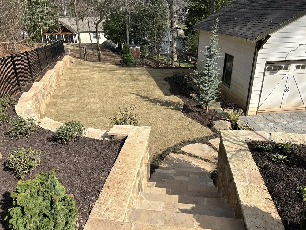Custom landscaping services in Atlanta, GA by Summit Landscaping Co