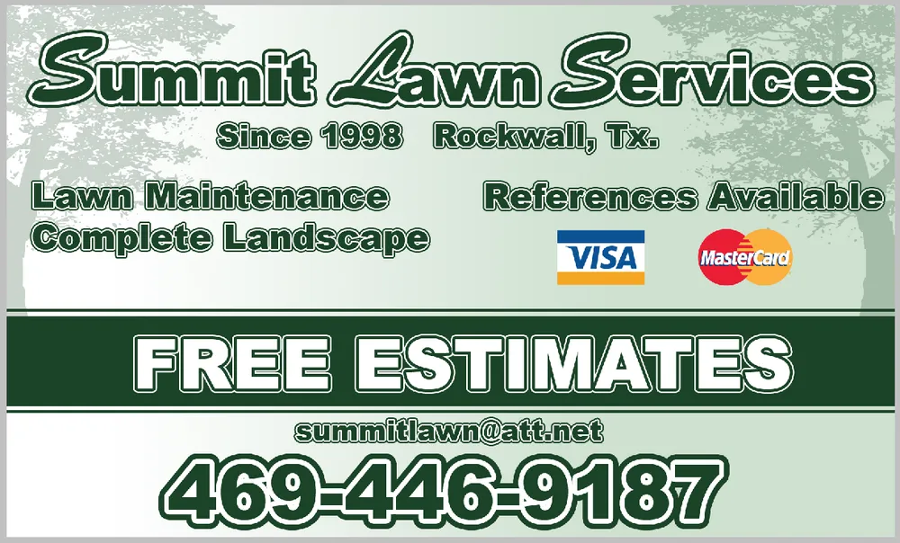 Expert lawn mowing service for residential properties across Rockwall, TX - Summit Lawn & Landscape