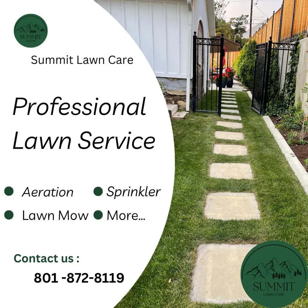 Professional yard maintenance with custom design in Centerville, UT by Summit Lawn Care