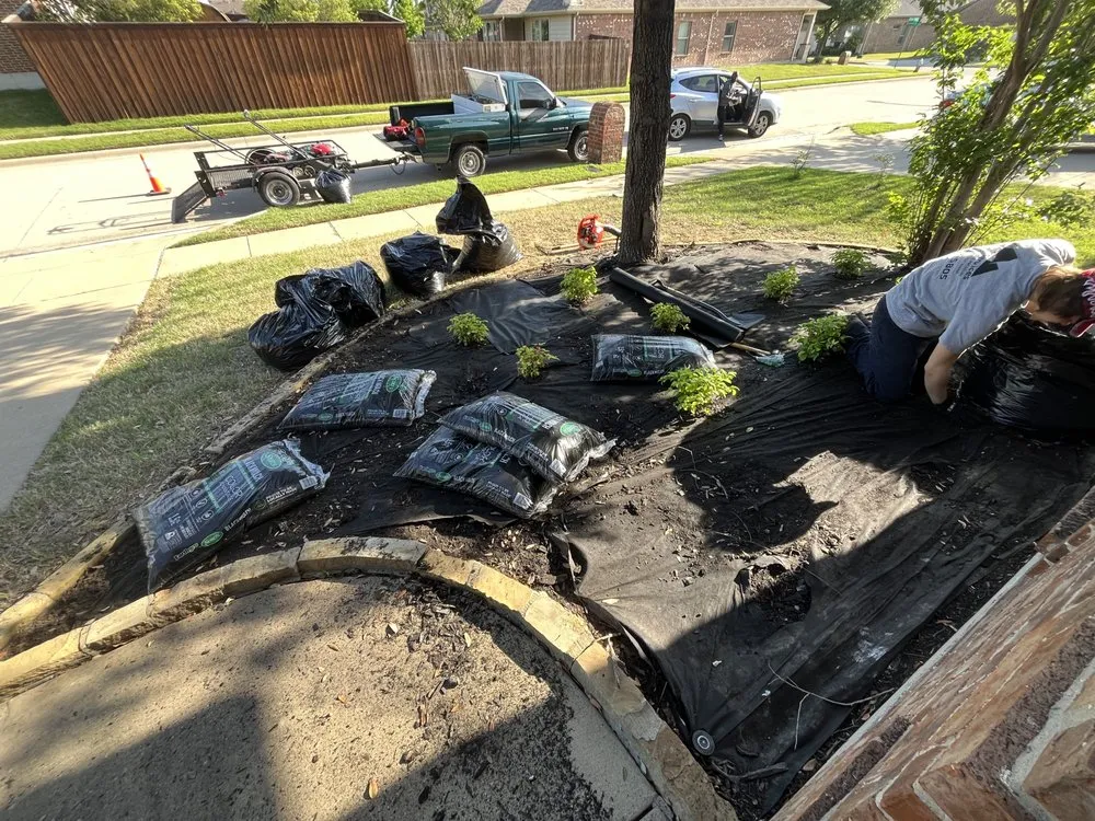 Trusted garden landscaping in Fort Worth, TX by Summit Services