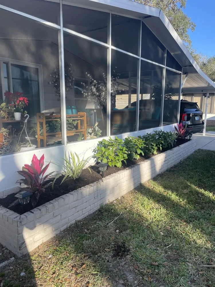 Custom residential landscaping with custom design in Alva, FL by Sun Dial Lawn & Landscaping Services