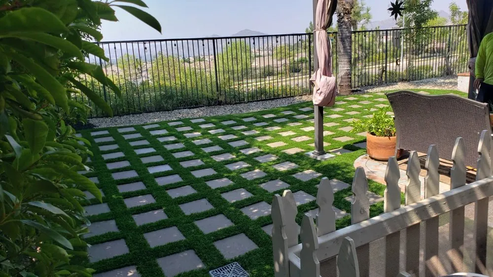 Custom yard cleanup service with custom design across Las Vegas, NV - Sun Turf