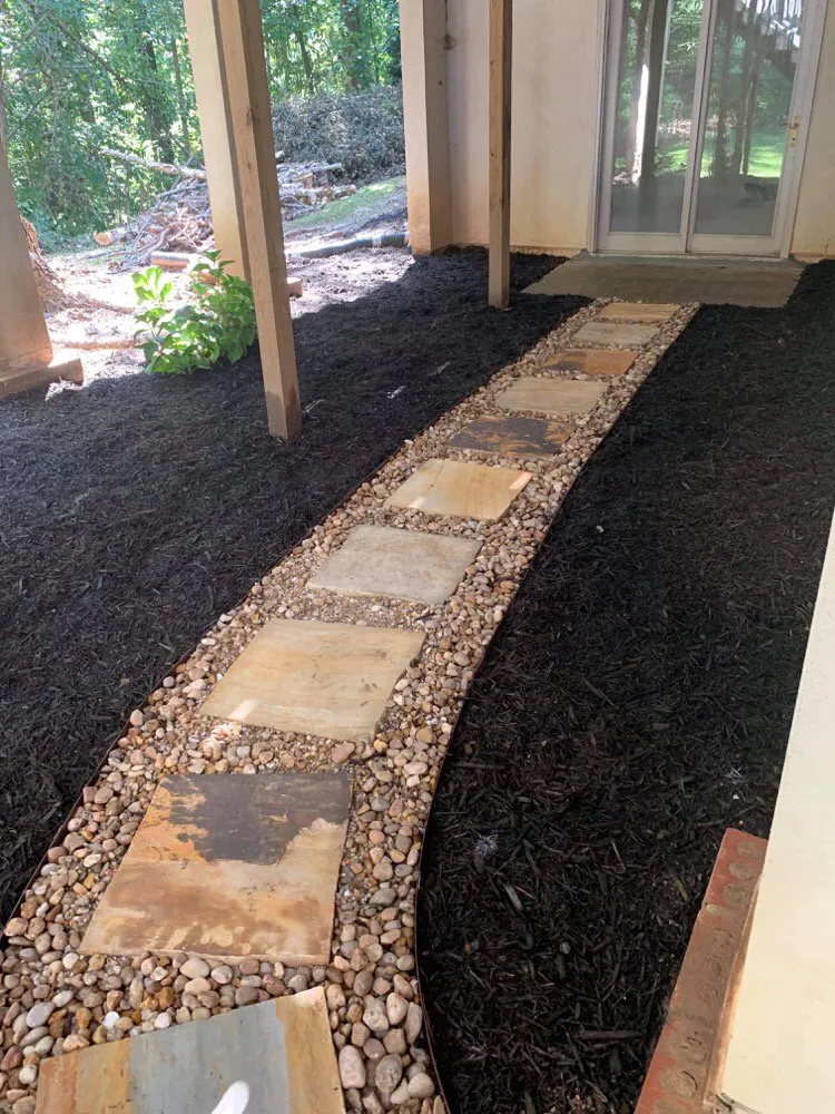 Expert yard cleanup service with custom design in Powder Springs, GA by Sun Valley Landscaping