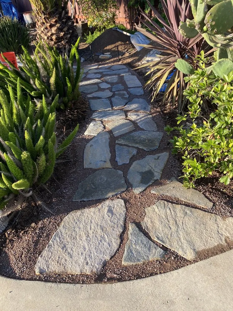 Professional yard maintenance experts serving Irwindale, CA - Sunburst Decorative Rock