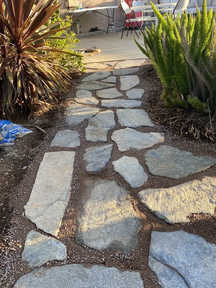 Affordable residential landscaping in Irwindale, CA - Sunburst Decorative Rock