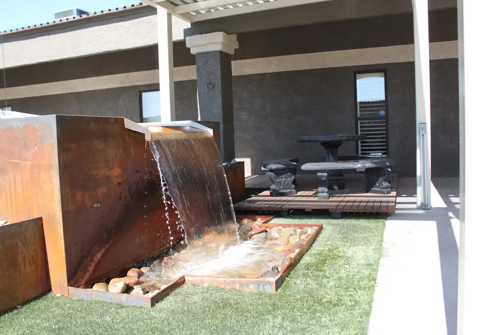 Professional lawn mowing service in Peoria, AZ by Sunburst Landscaping