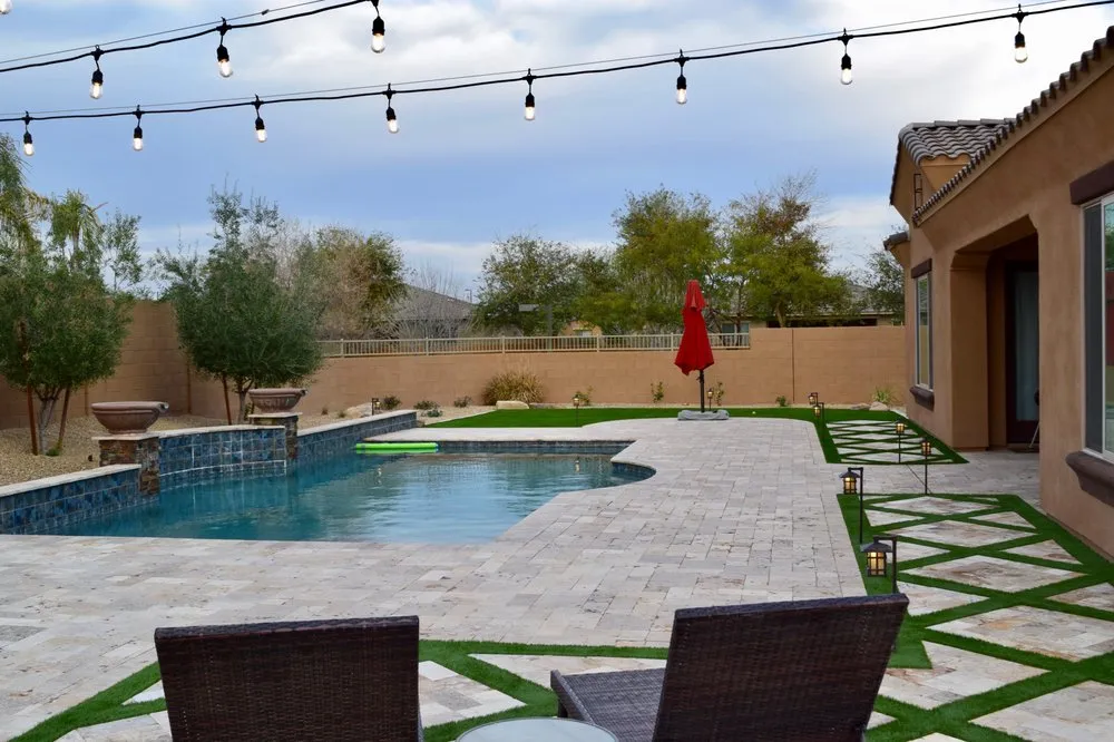 Custom landscape design for residential properties across Peoria, AZ - Sunburst Landscaping