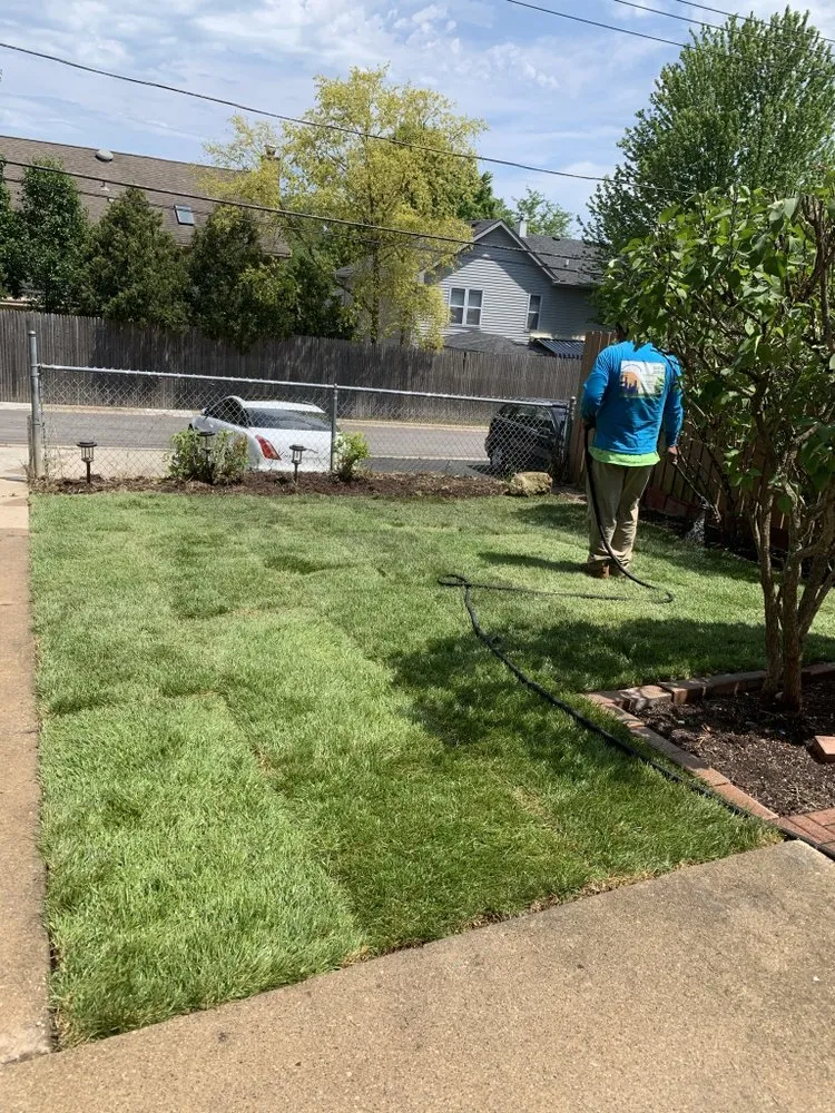 Professional lawn mowing service in Vernon Hills, IL by SunCity Landscaping