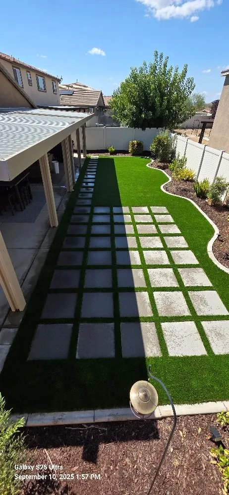 Reliable garden landscaping in Perris, CA by SunCity Synthetic Turf