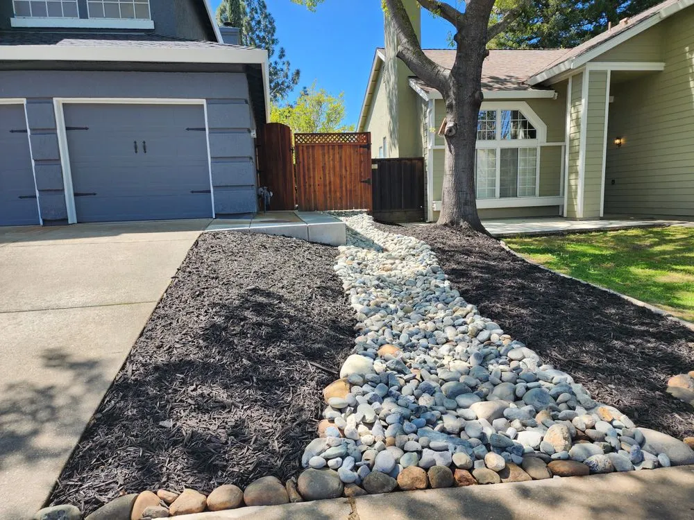 Professional yard maintenance in El Dorado Hills, CA by Suncrest Landscape