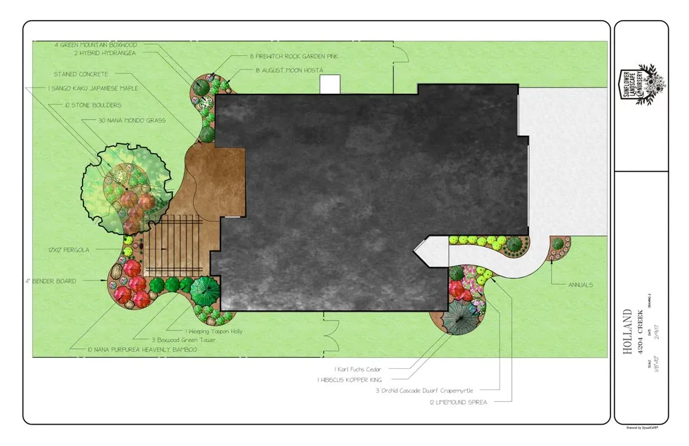 Professional yard cleanup service in Woodward, OK by Sunflower Landscape