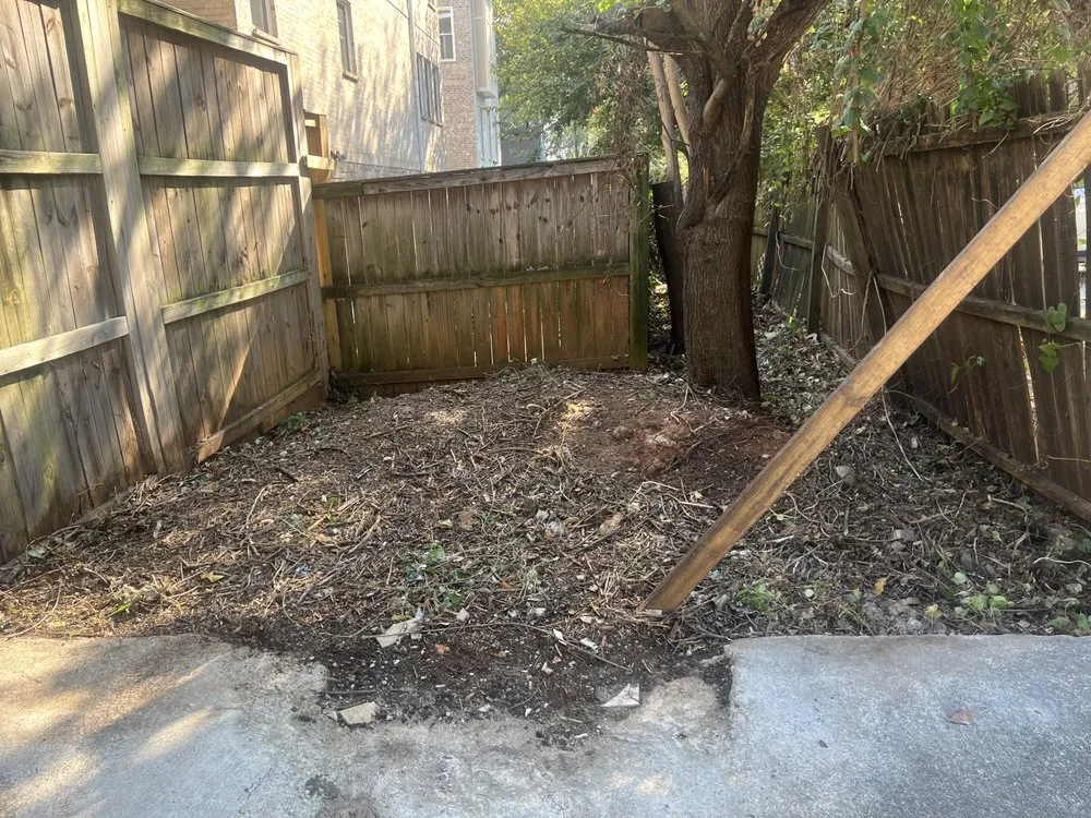 Affordable yard cleanup service for beautiful yards in Atlanta, GA by Sunflower Lawn Services