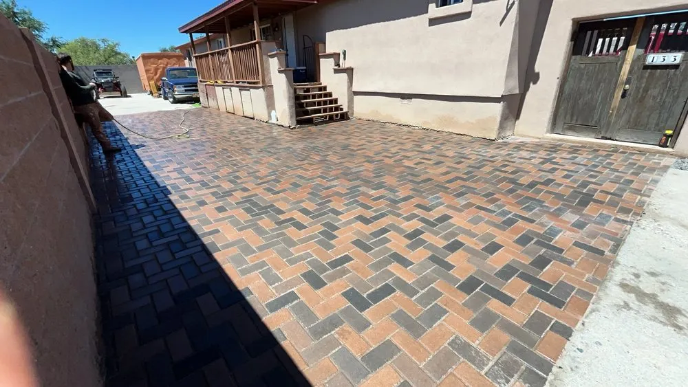 Local landscape installation in Santa Fe, NM by Sunlight Landscaping