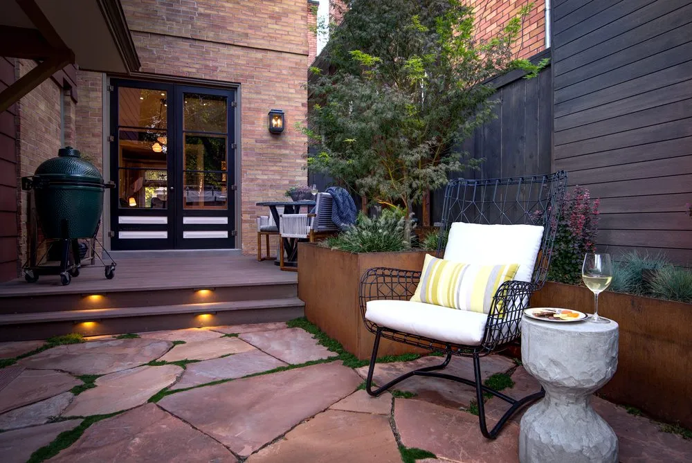 Custom garden landscaping for outdoor upgrades in Bluffdale, UT by Sunline Landscapes