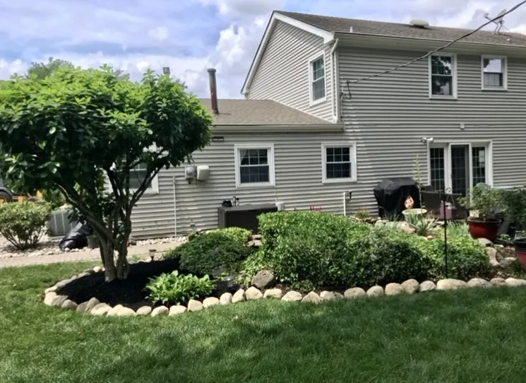Custom landscape installation in Aberdeen Township, NJ - Sunny Blossoms Landscaping