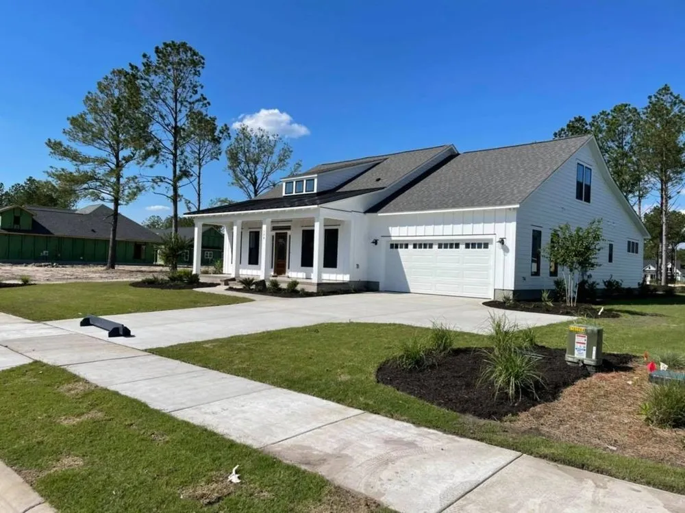 Custom landscape installation in New Bern, NC - Sunny Day Lawn and Landscaping