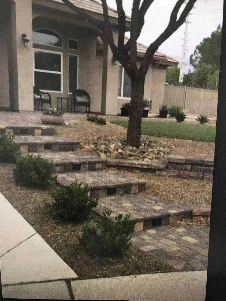 Local yard cleanup service for beautiful yards in Las Vegas, NV by Sunny Landscaping & Pavers Design