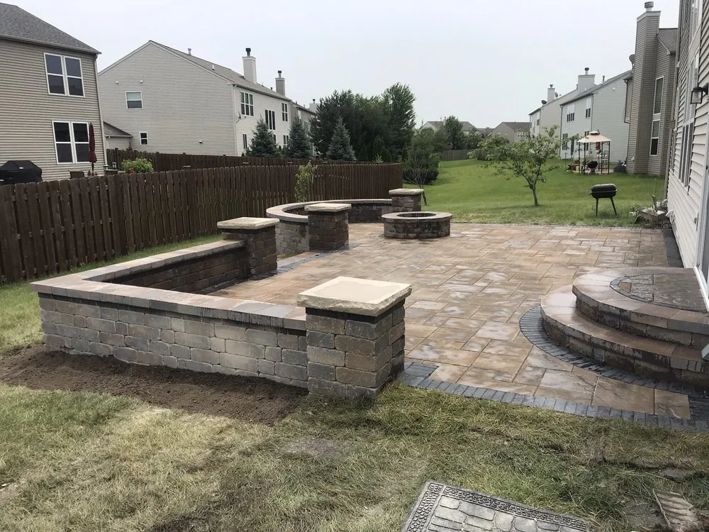 Local landscape design with custom design in Naperville, IL by Sunny Landscaping & Pavers