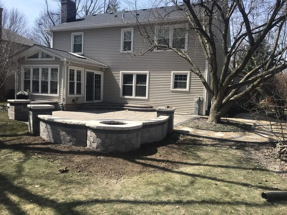 Professional landscape installation in Naperville, IL - Sunny Landscaping & Pavers