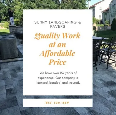 Sunny Landscaping & Pavers Logo