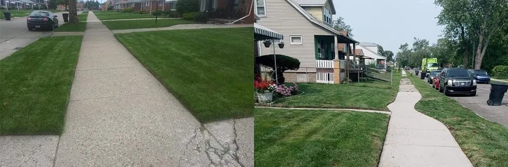 Custom residential landscaping for homes in Detroit, MI by Sunnyside Lawn & Snow