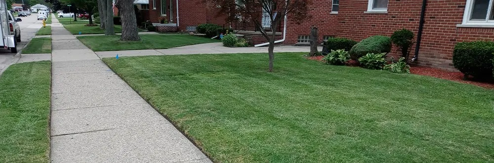 Custom residential landscaping in Detroit, MI by Sunnyside Lawn & Snow