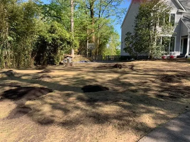 Custom garden landscaping for residential properties in Manassas, VA by Sunrise Exterior Services