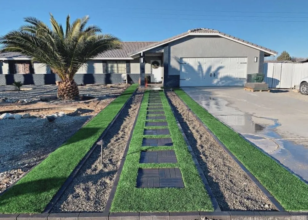 Expert outdoor landscaping in Las Vegas, NV by Sunrise Hardscape