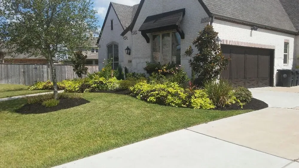 Custom garden landscaping for residential properties across Houston, TX - Sunrise Irrigation