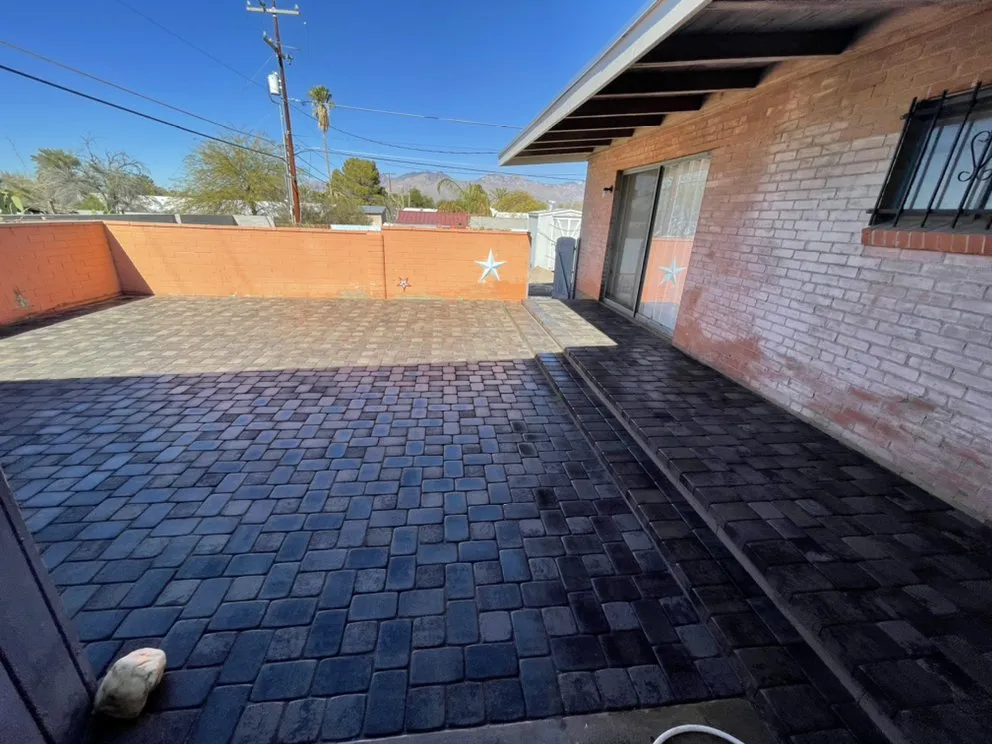 Custom lawn mowing service for year-round maintenance in Tucson, AZ by Sunrise Landscape & Tree Service