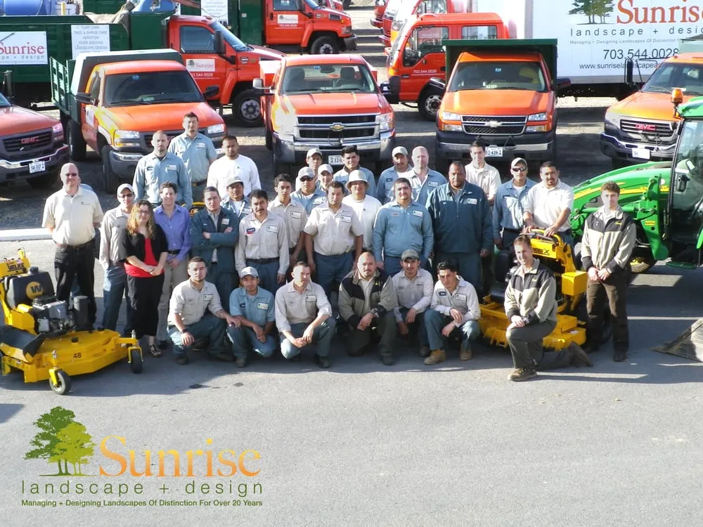 Custom landscaping services with custom design in Sterling, VA by Sunrise Landscape and Design